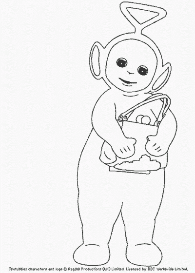 Tinkywinky Coloring Page
