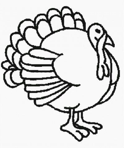 Turkey Coloring Page