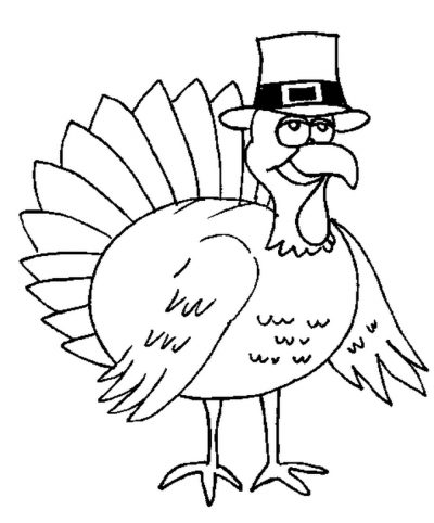 Turkeypilgrim Coloring Page