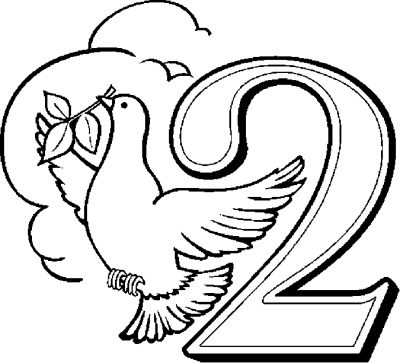 Turtle Doves Coloring Page