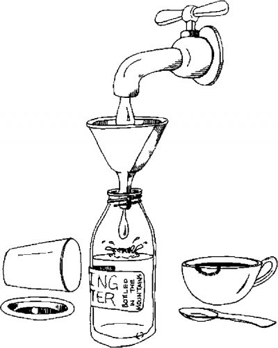 Water Filtering Coloring Page