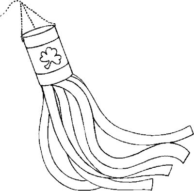 Wind Sock Coloring Page