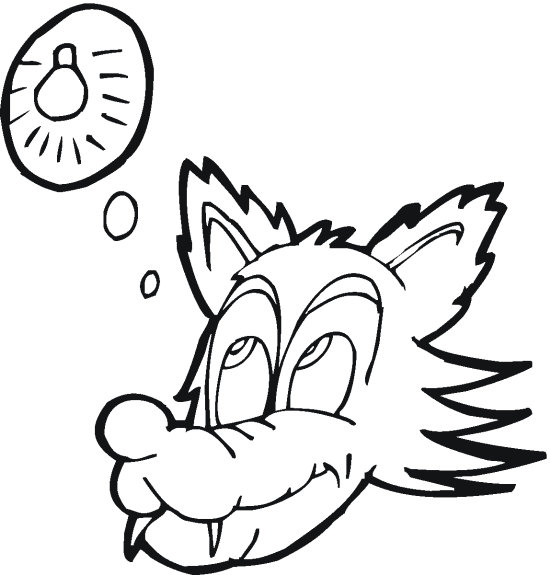 Wolves Coloring Page