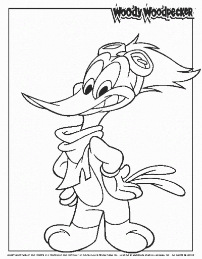 Woodywoodpecker Coloring Page