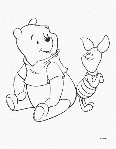 Wpooh Coloring Page