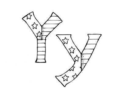 Y Coloring Page