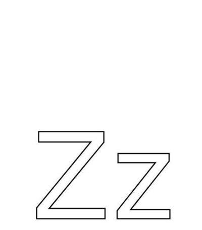 Z Coloring Page