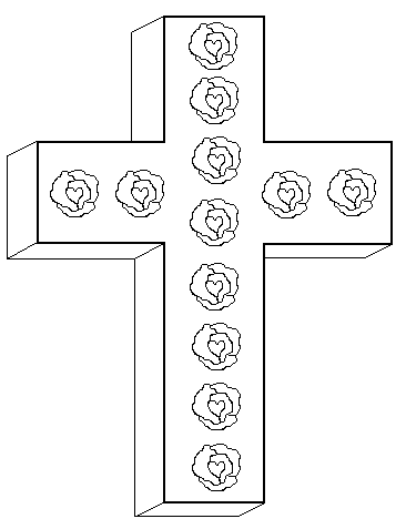 Bigcross Coloring Page