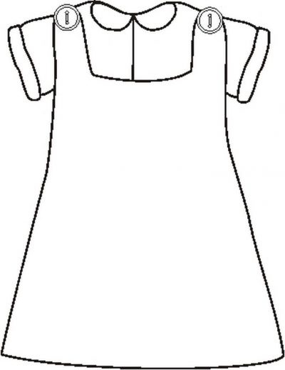 Dressbw Coloring Page