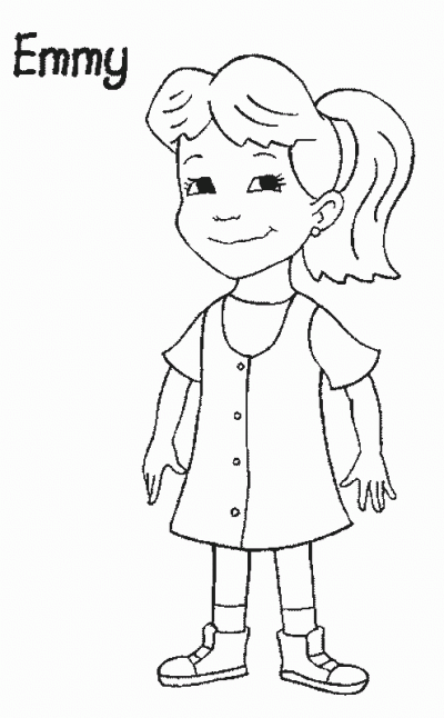 Emmy Coloring Page