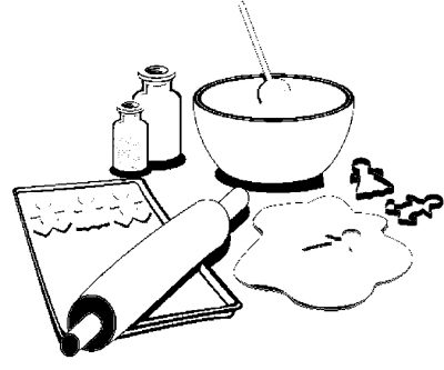 Christmas Cookies &#8211; Baking Coloring Page