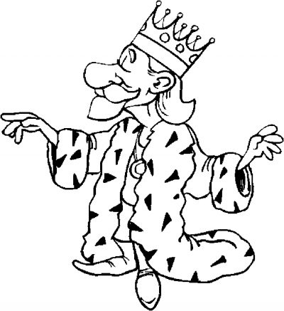 Costume &#8211; King Coloring Page