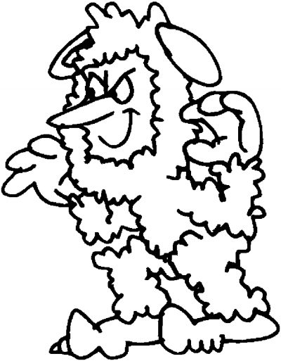 Costume &#8211; Sheep Coloring Page