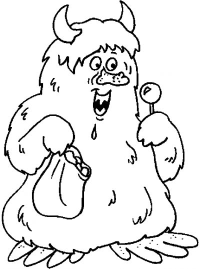 Costume &#8211; Troll Coloring Page