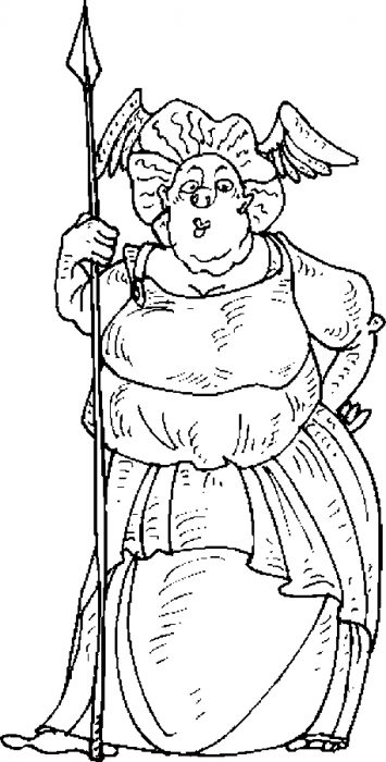 Costume &#8211; Valkyrie Coloring Page