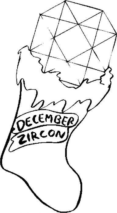 December &#8211; Zircon Coloring Page