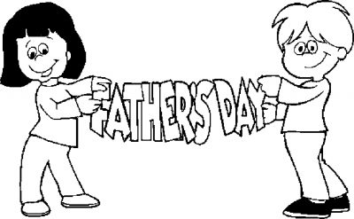 Kids &#8211; Father&#8217;s Day Coloring Page