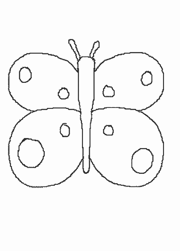 Summer &#8211; Butterfly Coloring Page