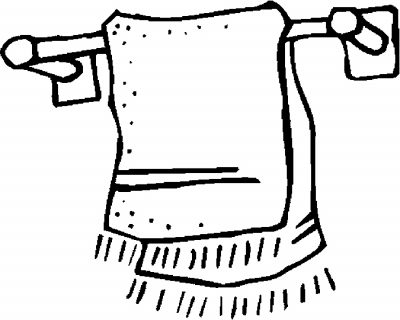 Towel Rack &#8211; His Coloring Page
